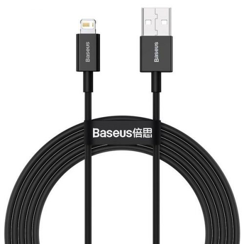 Baseus Superior USB töltőkábel, 2,4 A, 2 m, fekete (CALYS-C01)