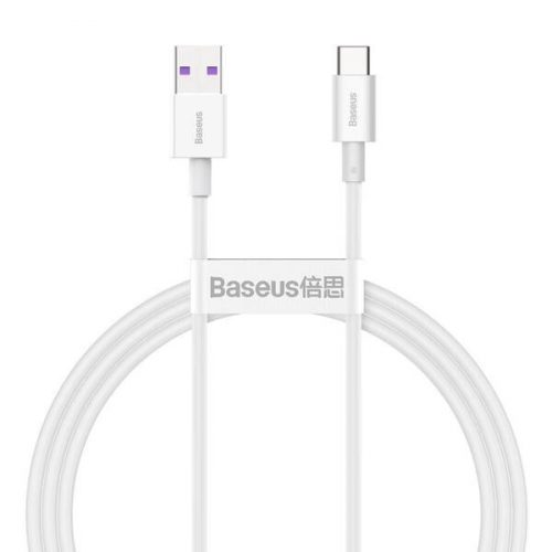 Baseus Superior Series USB-USB-C kábel, 66W, 1m, fehér (CATYS-02)