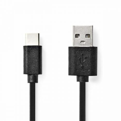 Nedis CCGP60600BK10 USB-A - USB Type-C kábel 1m fekete