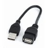 Gembird Cablexpert USB 2.0 A-A hosszabbító kábel 15cm /CCP-USB2-AMAF-0.15M/