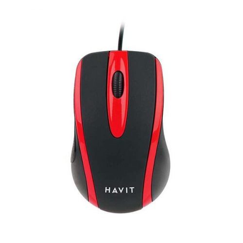 Havit MS753 univerzális egér fekete piros (MS753-BR)