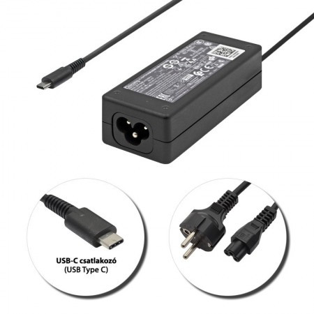 Acer 20V 2.25A / 15V 3A / 12V 3A / 9V 3A / 5V 3A / (45W) USB-C (Type-C) gyári új laptop töltő