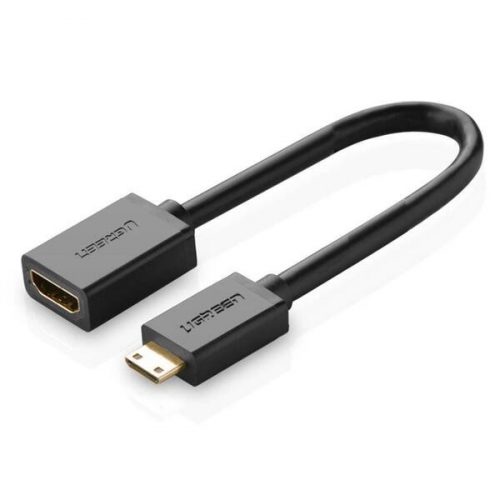 UGREEN 20137 Mini HDMI-HDMI adapter 22 cm fekete (20137)