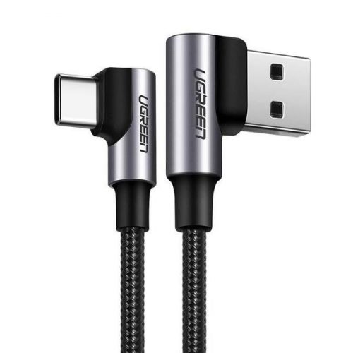 UGREEN US176 USB-USB-C ferde kábel 3A 0.5m fekete (20855)